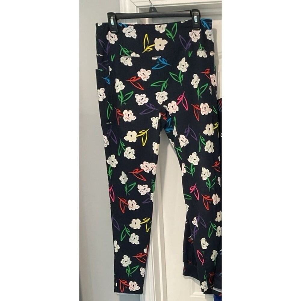 EUC Lug Ankle/Full Length Leggings/Luggings Floral Brights Medium